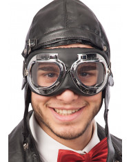 Lunettes motard dans une pochette avec carte d’en-tête