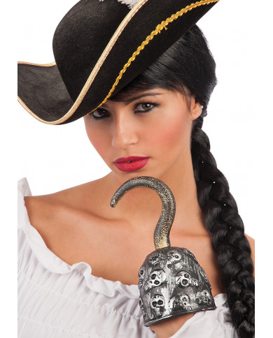 Crochet de pirate dans une pochette avec carte d’en-tête Crochet de pirate dans une pochette avec carte d’en-tête