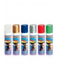 Purpurina spray para el pelo de unos 100 ml de colores surtidos con Purpurina spray para el pelo de unos 100 ml de colores surtidos con