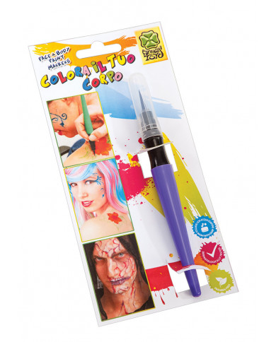 Marqueur de maquillage visage / corps violet sur papier cartonné Marqueur de maquillage visage / corps violet sur papier cartonné