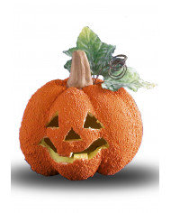 Pumpkin W/Light (Batt.Incl.) Diam.Cm.12