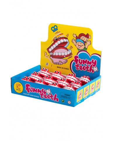 Dentier à ressort sur un présentoir Dentier à ressort sur un présentoir