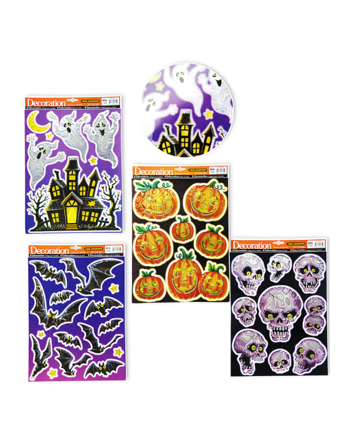 G.I.D. Window Decoration, 4 Ass.Mod., Cm.30X40