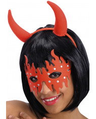 Devil Set In Pbh (Headband, Mask)