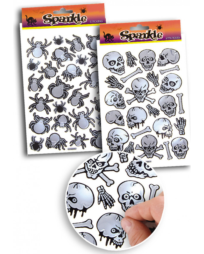 Silver Metalized Stickers Mod.Ass. In Pb