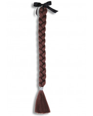 Tresse brune, longueur 50 cm environ dans une pochette Tresse brune, longueur 50 cm environ dans une pochette