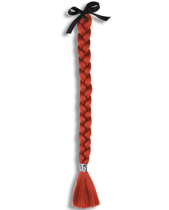 Tresse cuivrée, longueur 50 cm environ dans une pochette Tresse cuivrée, longueur 50 cm environ dans une pochette