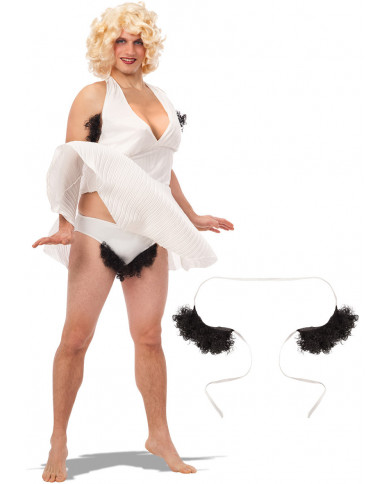 Axilas peludas con elásticos en bolsa con gancho