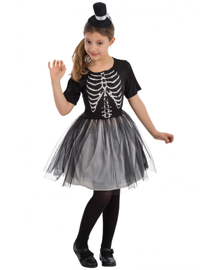 Witch costume for children composed of stretchy dress with veil Witch costume for children composed of stretchy dress with veil