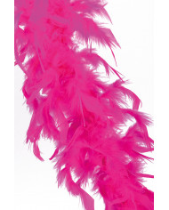 Pink fluo feather boa for a whiff of joy and color that will
