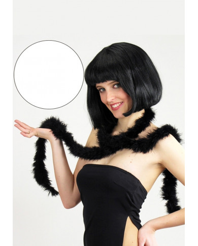 White Economic Marabout Boa, L.Cm.180, Gr.20, In Pbh