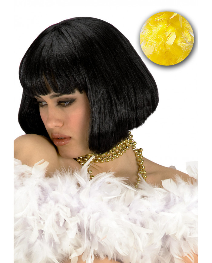 Boa de plumes bon marché jaune, longueur 180 cm environ (40 g Boa de plumes bon marché jaune, longueur 180 cm environ (40 g