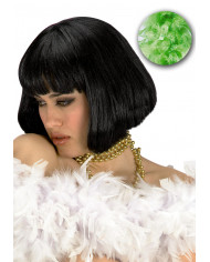 Boa de plumes bon marché vert, longueur 180 cm environ (40 g environ)