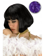 Boa de plumes bon marché violet, longueur 180 cm environ (40 g