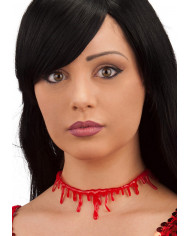 Blood Rubber Collar On Card Blood Rubber Collar On Card