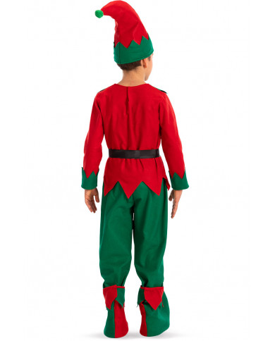 Elf costume for kid composed of felt jacket and pants Elf costume for kid composed of felt jacket and pants