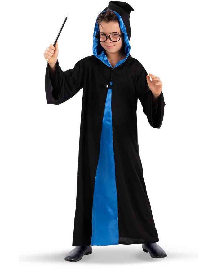 Wizard costume for kid composed of tunic in stretch fabric and Wizard costume for kid composed of tunic in stretch fabric and