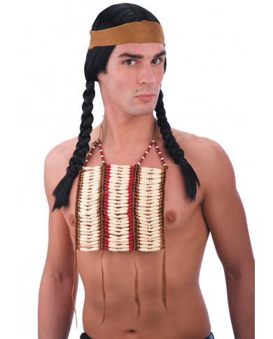 Ivory Indian Chest Piece On Card