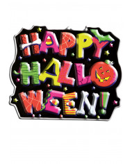 Póster HAPPY Halloween en relieve de unos 45x55 cm de alto con
