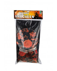 Ensemble vaisselle jetable avec sang x 6 dans une pochette avec carte