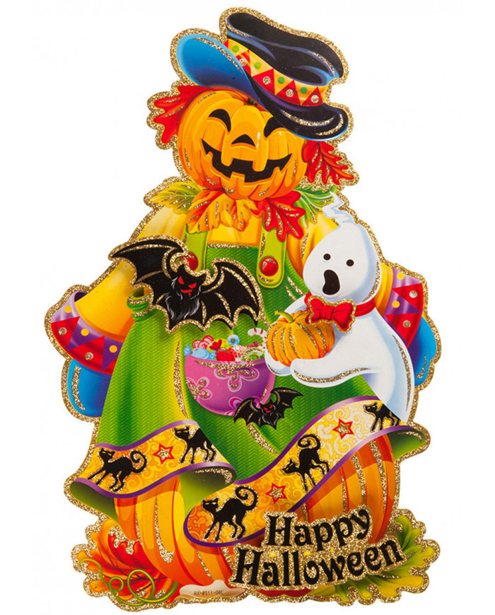 Scarecrows Paper Poster W/Glitter Cm??“—“©??“—“© In Pbh