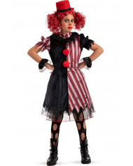Horror clown costume for kid with velvet and stretchy dress Horror clown costume for kid with velvet and stretchy dress
