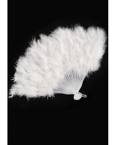 Boa de plumas blanca - 180 cm - Sparklers Club