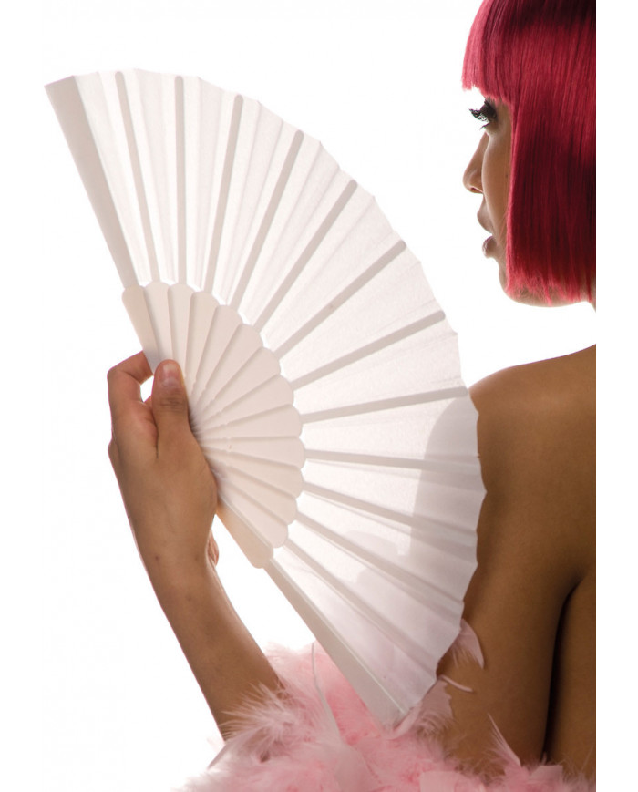 White Fabric Fan In Pbh