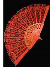 Red Fan With Decorations In Pbh