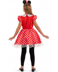 Costume da topolina per bambina. Composto da abito in tessuto