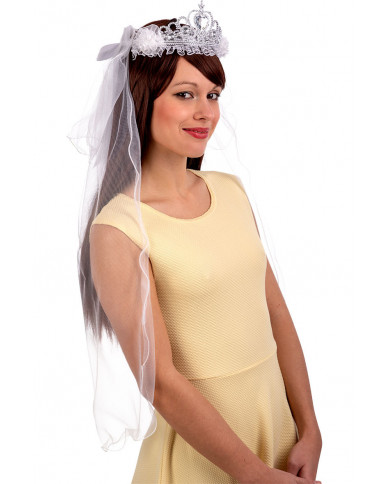 Veil with crown, ideal accessory for hen parties, perfect to Veil with crown, ideal accessory for hen parties, perfect to