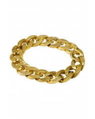 Bracciale a catena in plastica dorata, accessorio ideale per