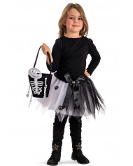 Fun and original skeleton bucket bag in felt to be filled with Fun and original skeleton bucket bag in felt to be filled with