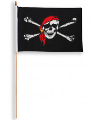 Pirate Flag W/Staff In Pbh