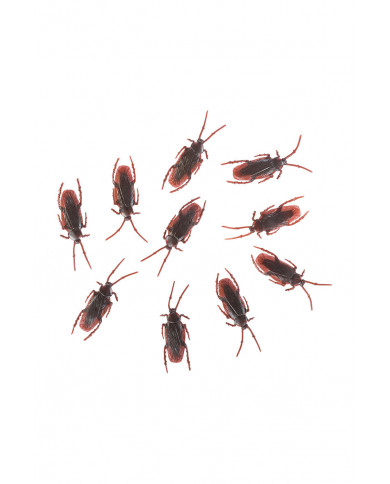 Pack of 1 plastic cockroaches long cm.7. With this realistic Pack of 1 plastic cockroaches long cm.7. With this realistic