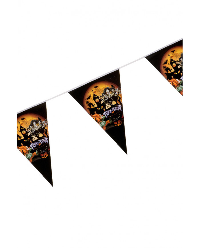 Paper flag garland, length cm.3 , suitable for Halloween