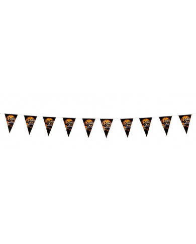 Paper flag garland, length cm.3 , suitable for Halloween
