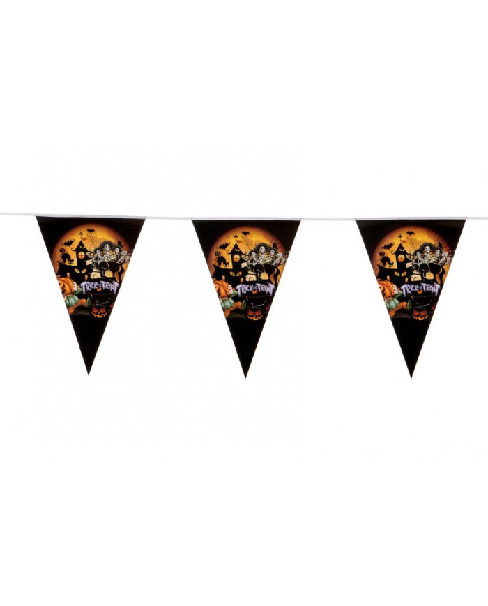 Paper flag garland, length cm.3 , suitable for Halloween