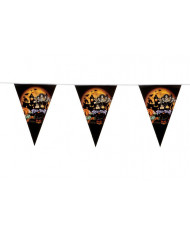 Paper flag garland, length cm.3 , suitable for Halloween