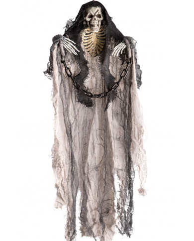 Hanging skeleton with tunic and chain, high cm.6, a perfect Hanging skeleton with tunic and chain, high cm.6, a perfect