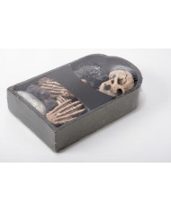 Cemetery set consisting of 24 pieces for a disturbing scenery