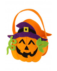 Pumpkin bag in felt, measuring cm.21x16, perfect to be filled Pumpkin bag in felt, measuring cm.21x16, perfect to be filled