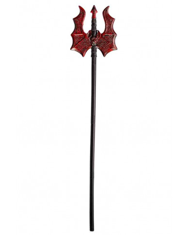 Detachable black stick with red trident. Length cm.120. Ideal