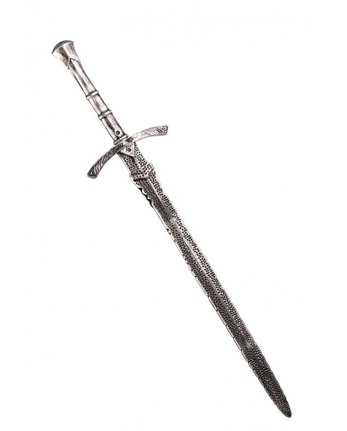 Sword in silver colored plastic. Ideal for impersonating a