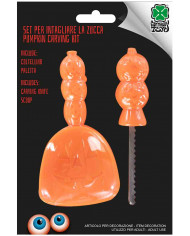 Useful kit to carve the Halloween pumpkin, consisting of a