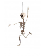 White plastic adjustable skeleton high cm.70. Hanging