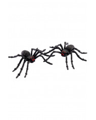 2 black plastic spiders with a diameter of cm.13. A highly