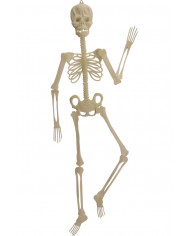 Hanging flat jointed plastic skeleton with a height of cm.150 Hanging flat jointed plastic skeleton with a height of cm.150