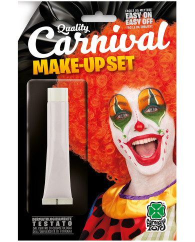 White face paint in tube of ml.28,3 oil-based, non-toxic and