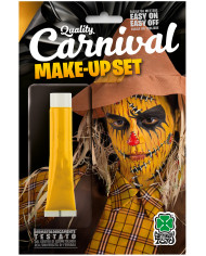 Yellow face paint in tube of ml.28,3 oil-based, non-toxic and Yellow face paint in tube of ml.28,3 oil-based, non-toxic and